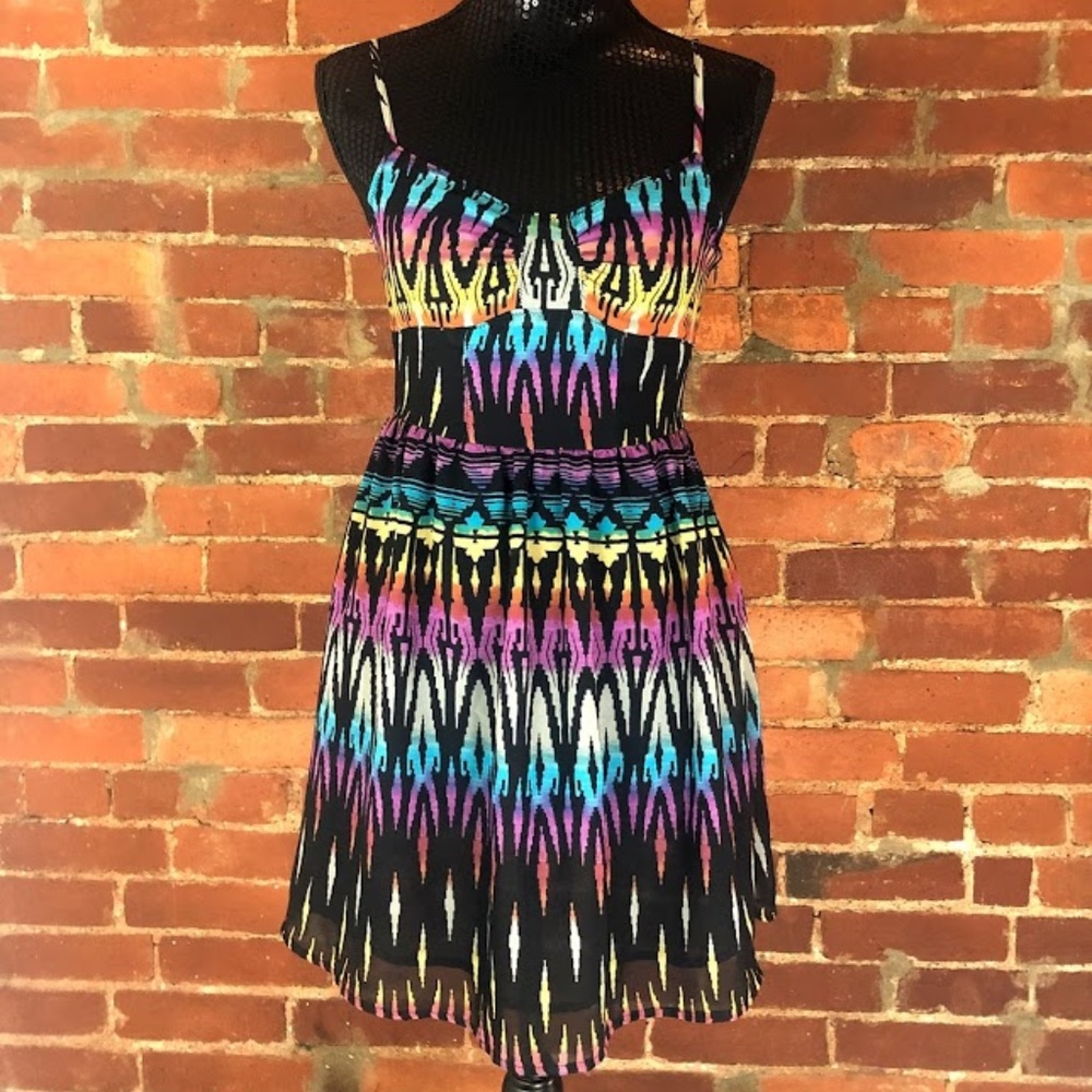 Colorful Printed Dress